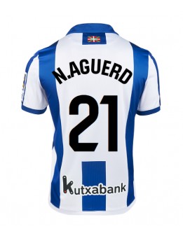 Real Sociedad Nayef Aguerd #21 Replika Hemmakläder 2024-25 Kortärmad